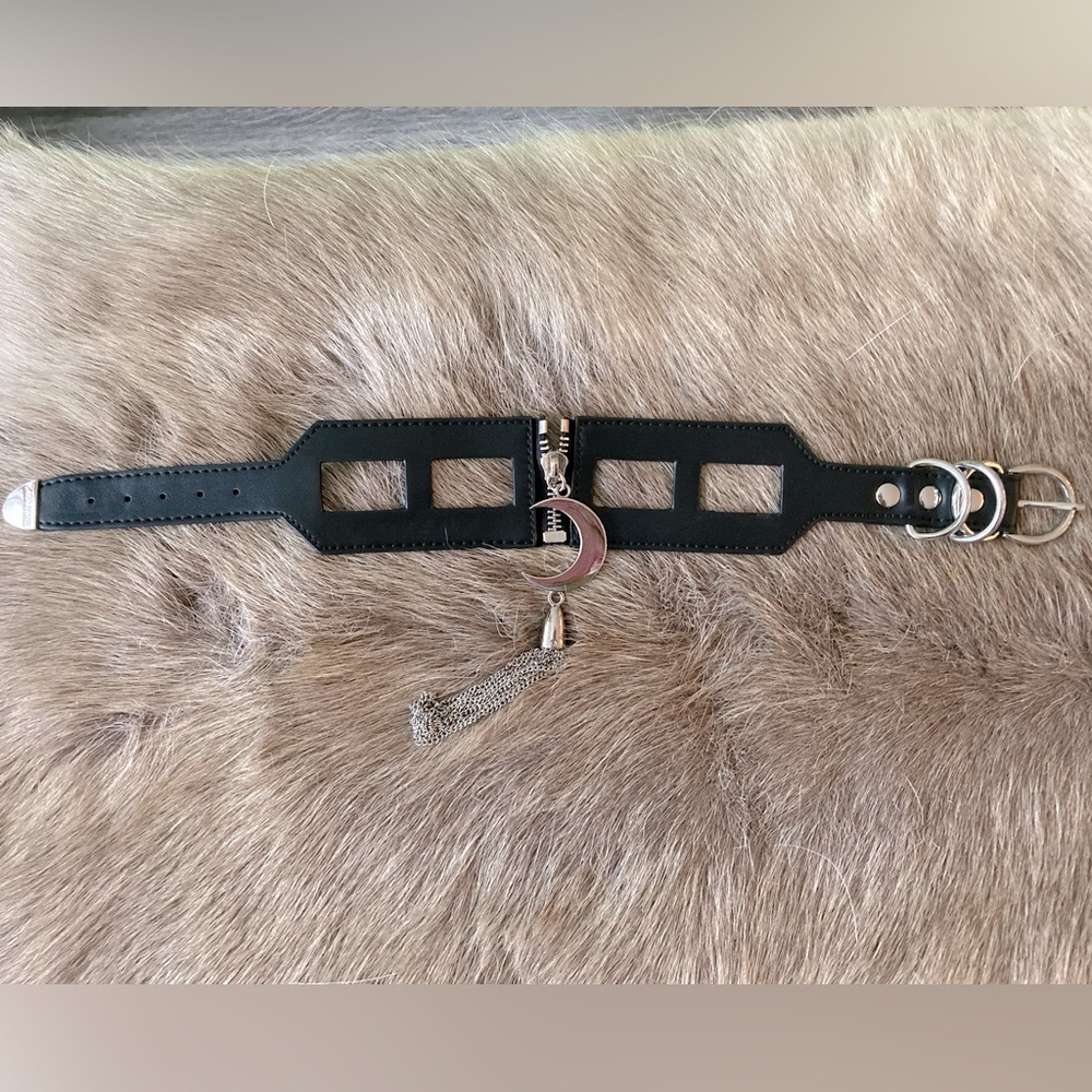 NWOT Killstar Zipper Tassel Choker